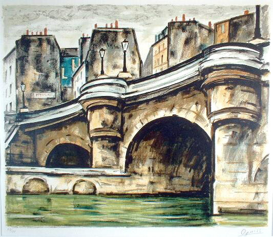 楽天市場】荻須高徳 リトグラフ ル・ポンヌフ 1985 : ギャラリー