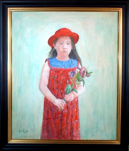 楽天市場】大津英敏 花持てる ガッシュ20号 : ギャラリーダッドアート