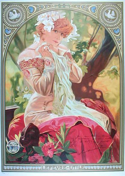 楽天市場】アルフォンス ミュシャ リトグラフ サラベルナール リクリー