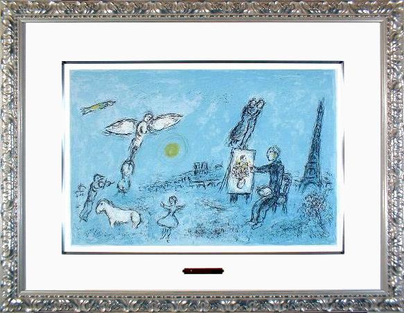 楽天市場】マルク シャガール 画家とその二重像 リトグラ 1981年