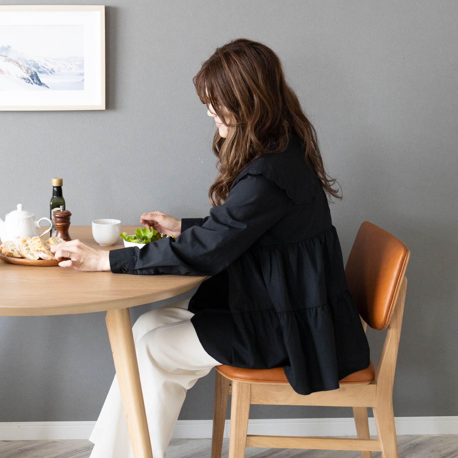 大塚家具】2脚 ダイニングチェア（肘掛けなし） 昭和レトロ