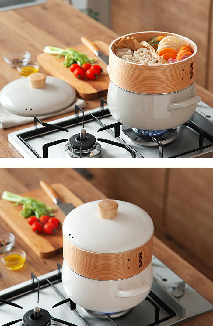 楽天市場】【楽天1位】【正規品】 富士ホーロー せいろ 蒸し セット