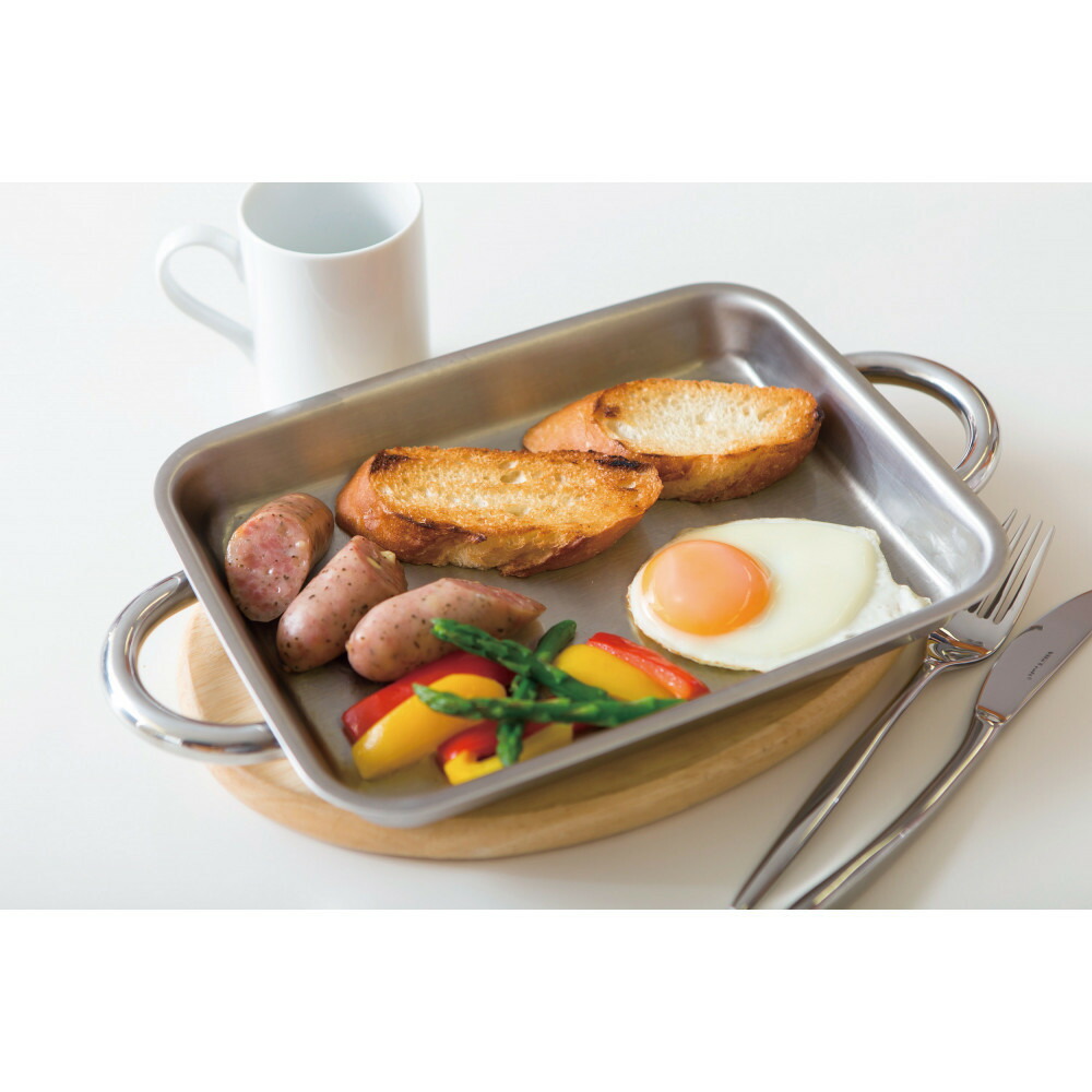 楽天市場】【ふるさと納税】ビタクラフト ダブルグリル | 角型鍋 浅