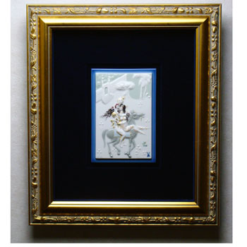 楽天市場】マイセン 陶板【マイセン】meissen陶板画/アラビアンナイト