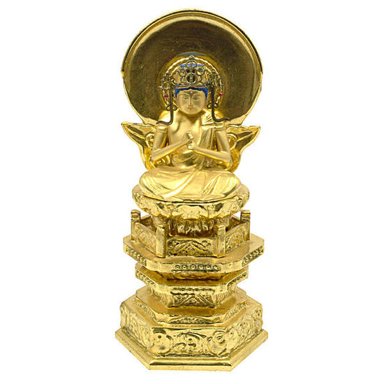 楽天市場】【仏像】仏像「大日如来」1寸5分（総丈15cm）国産