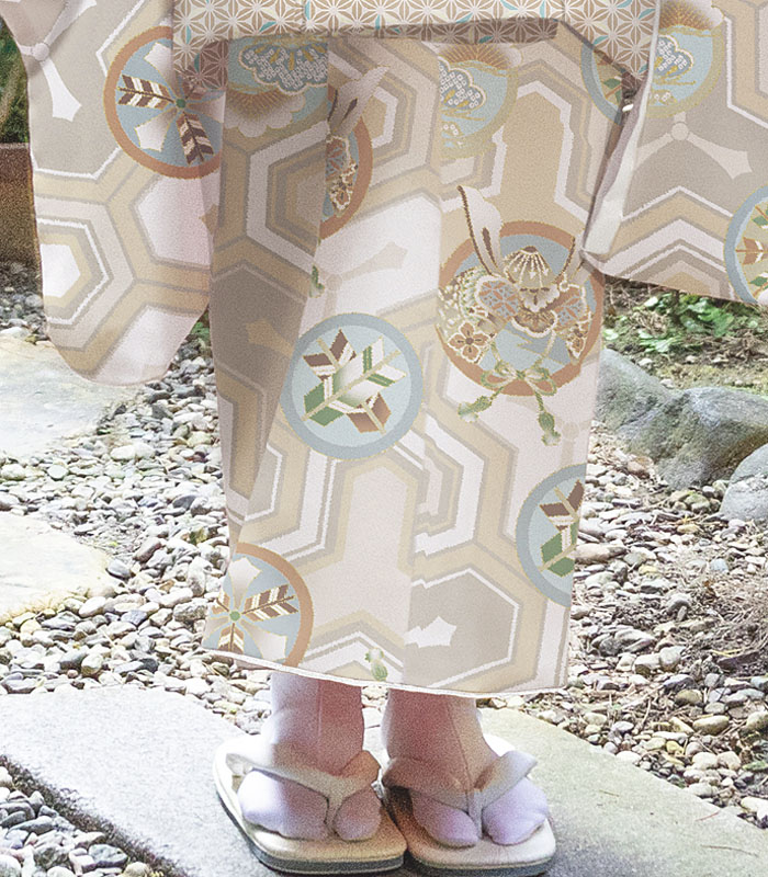 楽天市場】七五三 753 着物 3歳 男の子 被布セット PR＋ ブランド 薄茶