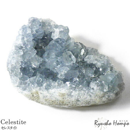 楽天市場】セレスタイト 母岩付き原石 クラスター マダガスカル産 天