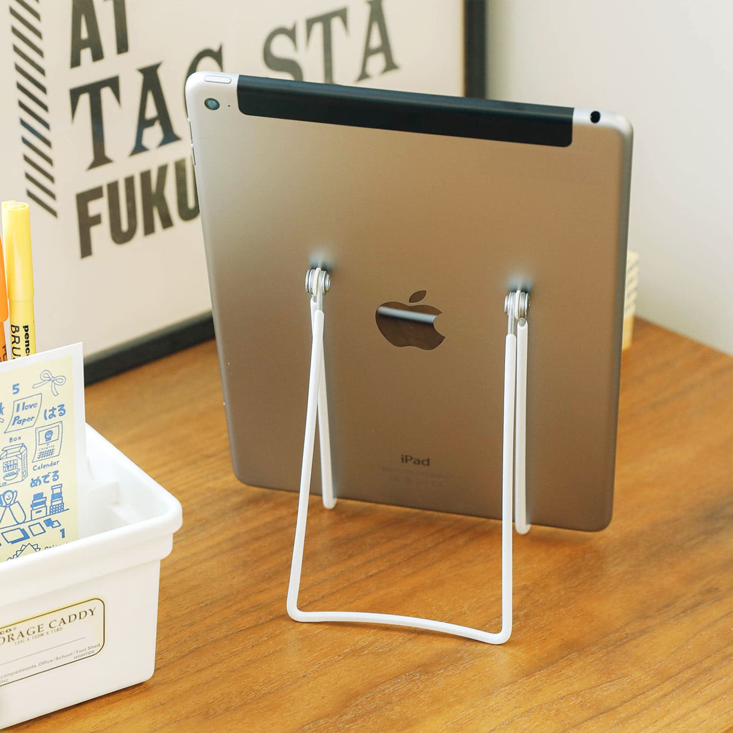 CDスタンド2個セット ブックスタンド ステンレス ミッドセンチュリー