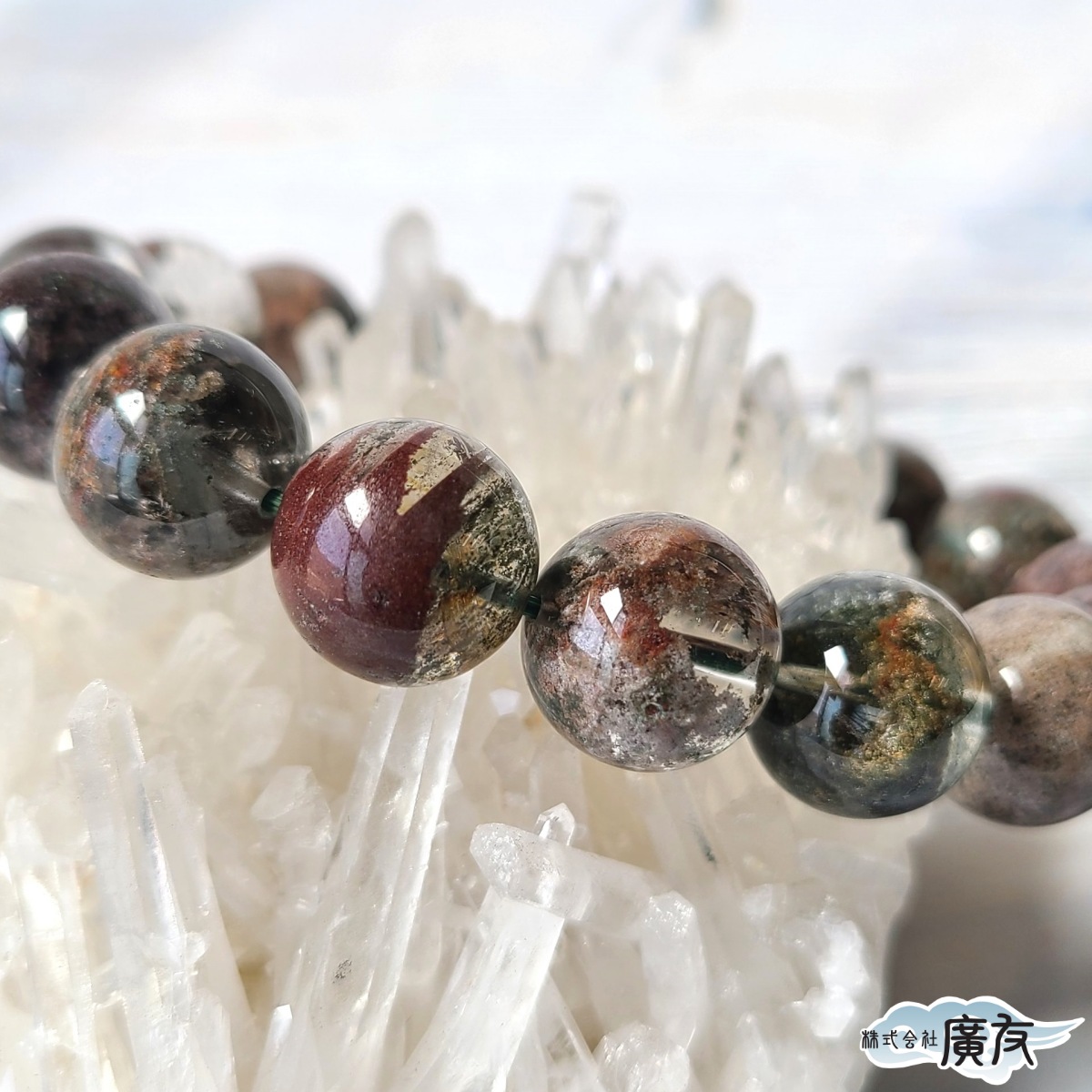 楽天市場】天然石 ガーデンクォーツ ブレスレット パワーストーン 本物