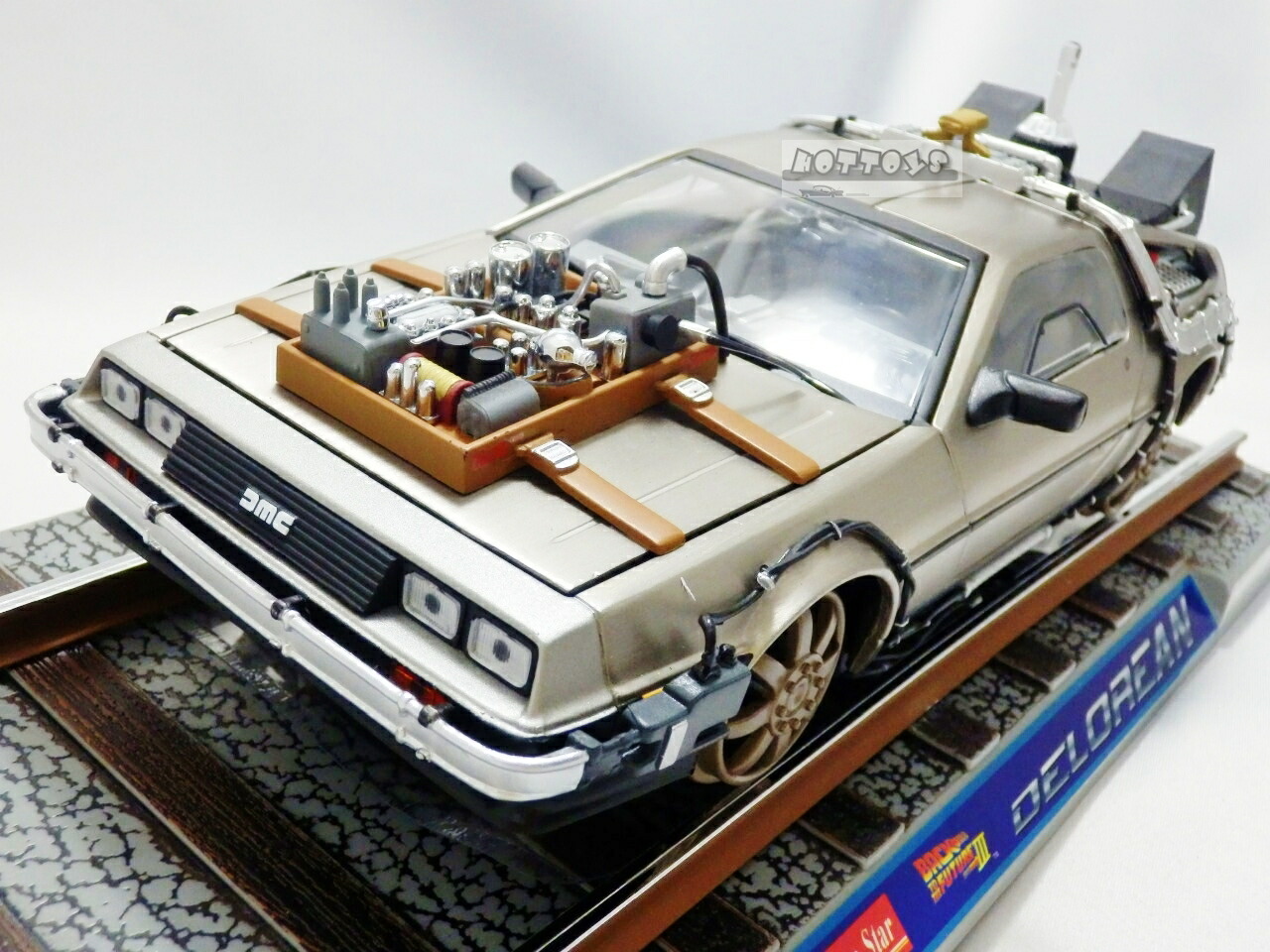 楽天市場】◎1/18 ☆バックトゥザフューチャー PART 3 デロリアン