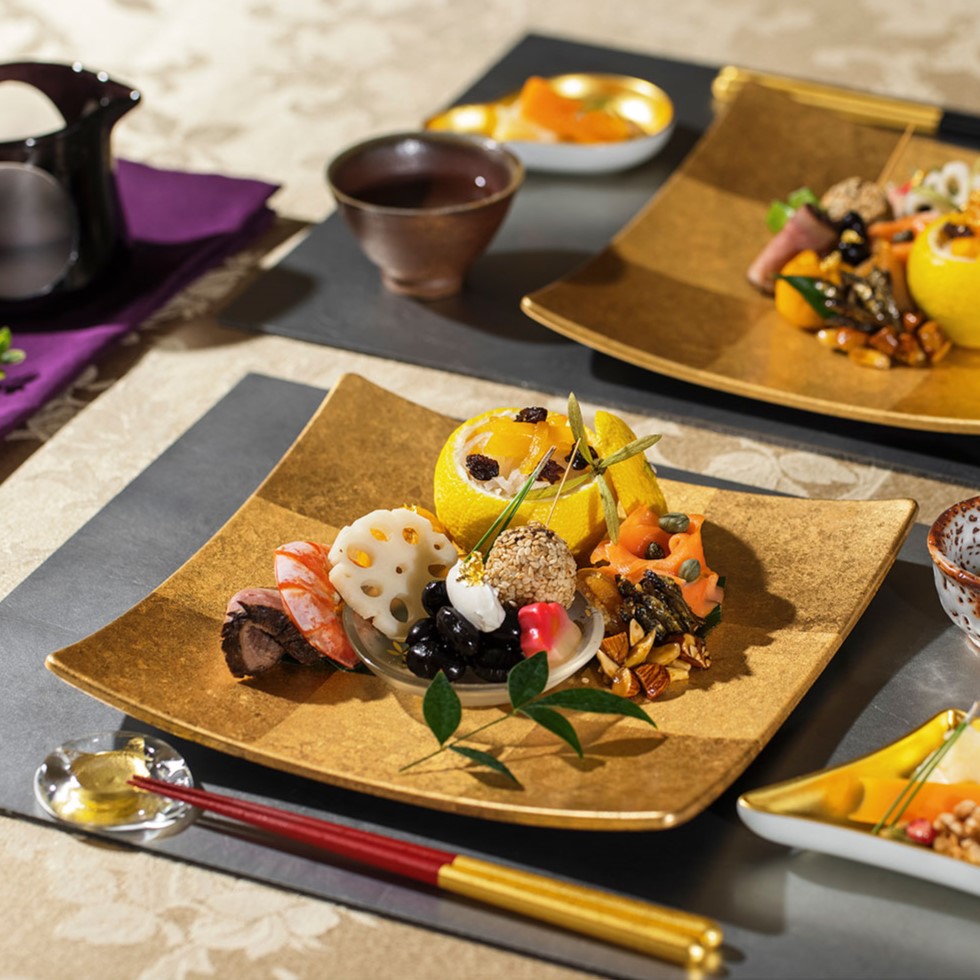 楽天市場】市松 スクエアプレート(L)(金)｜四角 プレート お皿 送料