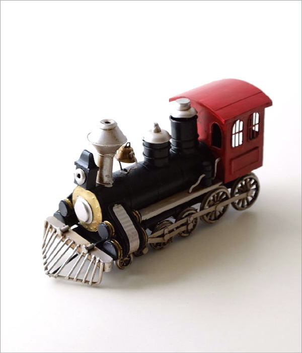 楽天市場】置物 オブジェ SL おもちゃ アンティーク調 おしゃれ レトロ