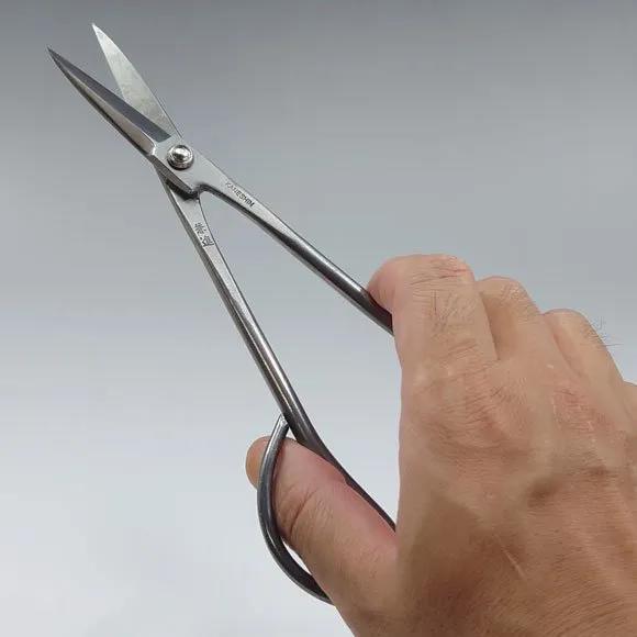 楽天市場】【兼進作】鎬（しのぎ）付きステンレス小枝切鋏 190mm NO