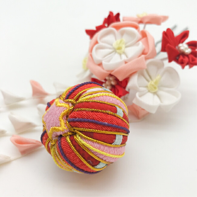 楽天市場】手毬 4cm [ちりめんミニ手毬 ver3] てまり 毬 鞠毬 手鞠