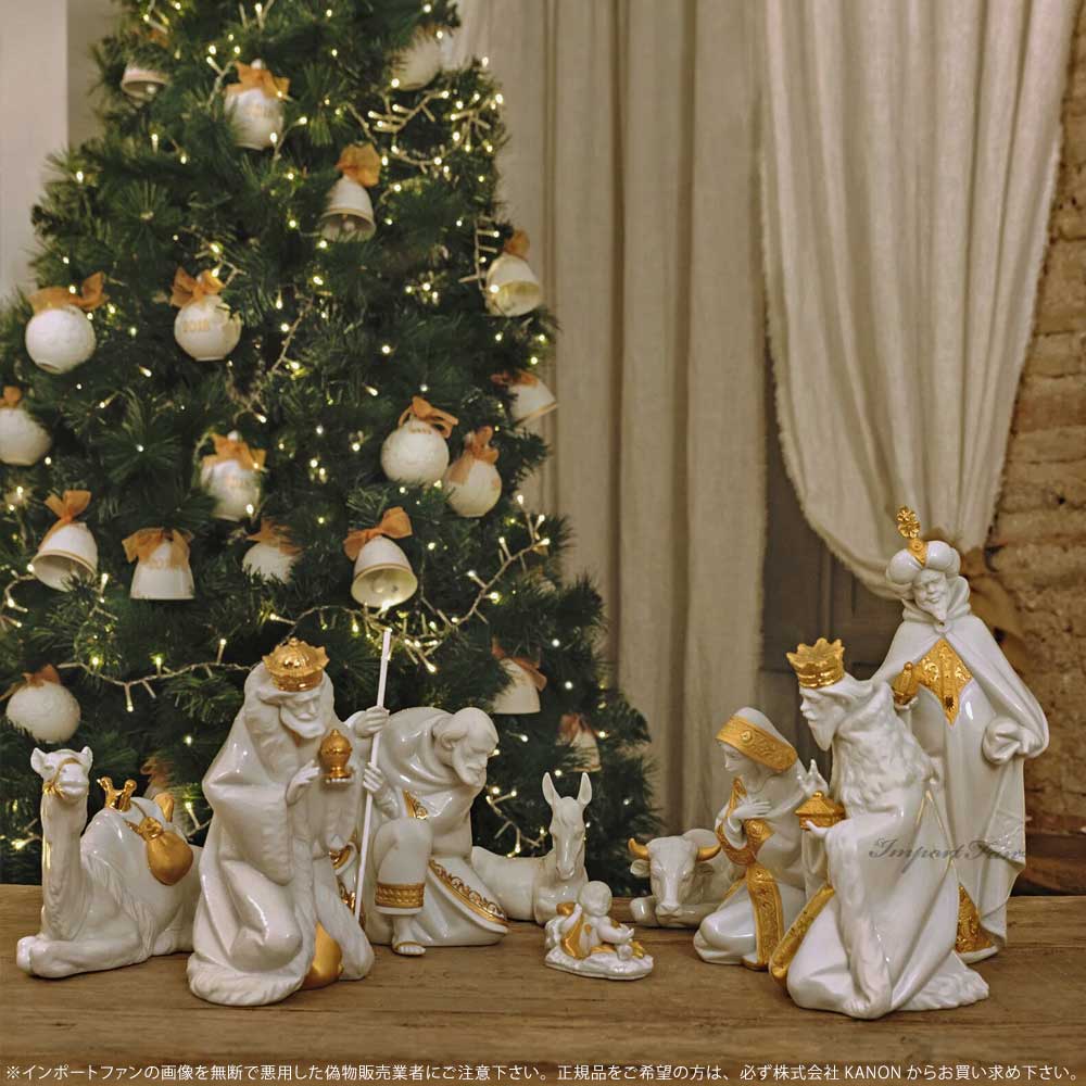 楽天市場】リヤドロ 聖ヨセフ リデコ ゴールド キリスト降誕 01007085
