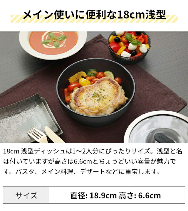 楽天市場】マイヤー 【選べる豪華特典】 エニディ 浅型ディッシュ 18cm