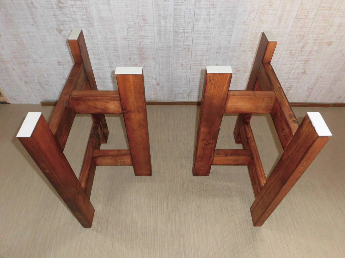 楽天市場】B-01-B◇木製脚 ダイニング用 高さ65cm 天然木 無垢 パーツ