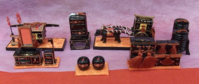 楽天市場】豆お道具七品セット 12号 雛人形 雛道具 ミニサイズ