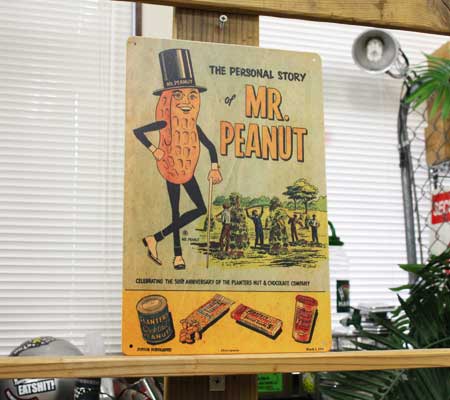楽天市場】ミスター・ピーナッツ ブリキ看板 サインプレート サイン