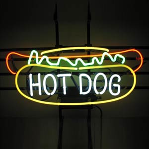 楽天市場】送料無料！！【現品処分！！】ネオンサインHOT DOG