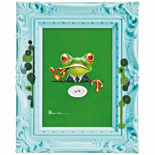 楽天市場】「カエルボス」オイルペイントモダンアート［絵画通販