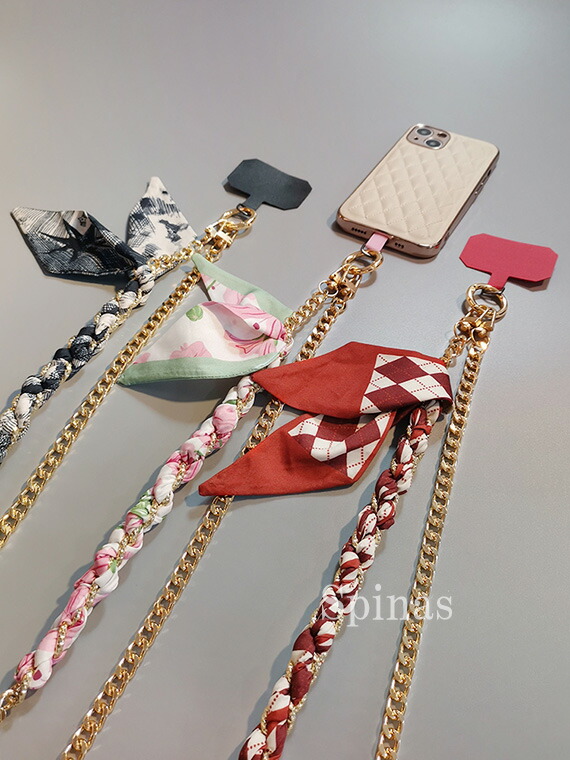 楽天市場】フェミニンさを演出してくれる！6色展開 スマホストラップ