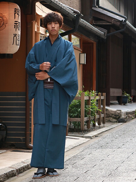 楽天市場】洗える着物 セット 袷 メンズ 着物 羽織 2点セット 紬風