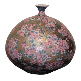 楽天市場】金龍窯 プラチナ彩桜絵 江口天童作 32x27cm : Gracious