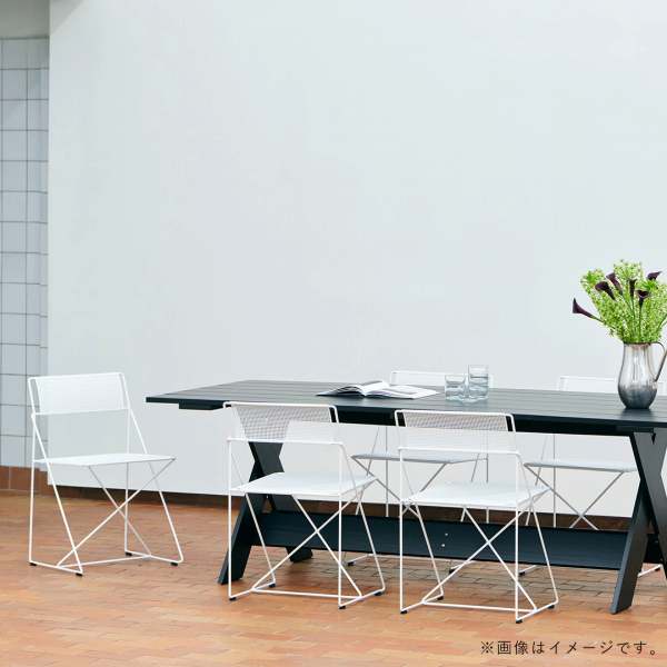 楽天市場】【お取り寄せ】HAY (ヘイ) X-LINE チェア 2脚ブラック