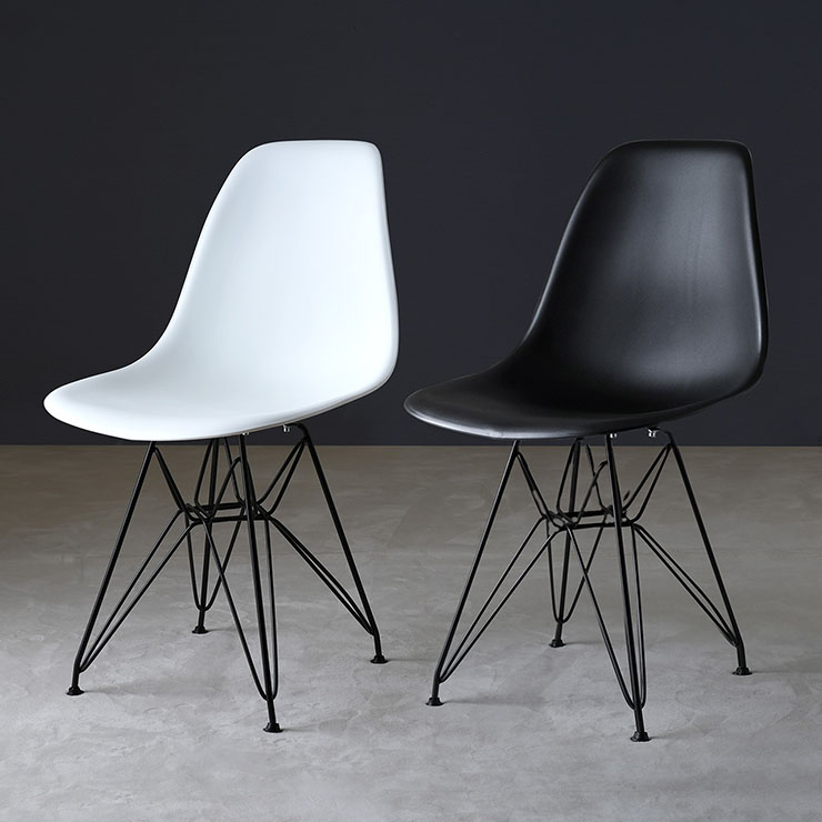 楽天市場】ダイニングチェア イームズチェア リプロダクト品 ブラック