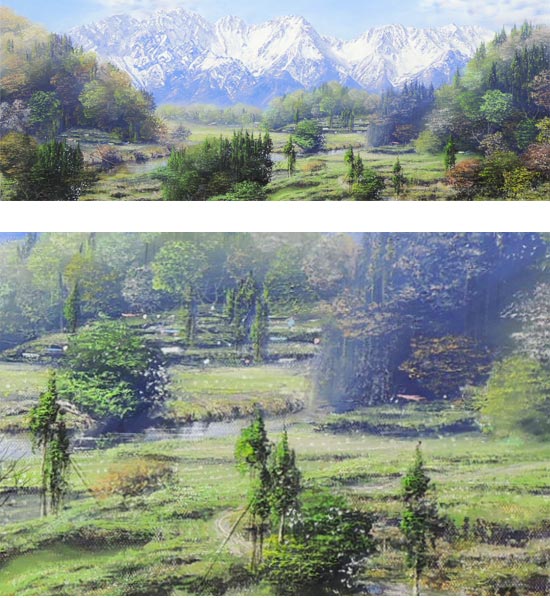 楽天市場】絵画 油絵 穂高 （佐田光） 送料無料 【海・山】【肉筆