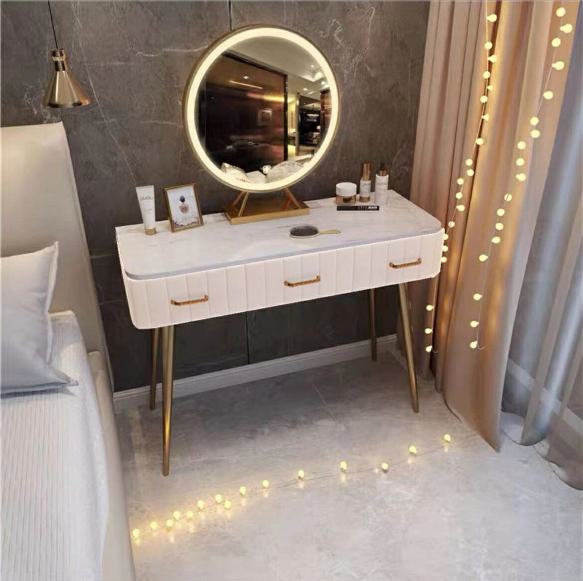 楽天市場】マラソン限定クーポン実施中 ドレッサー 北欧風 鏡台