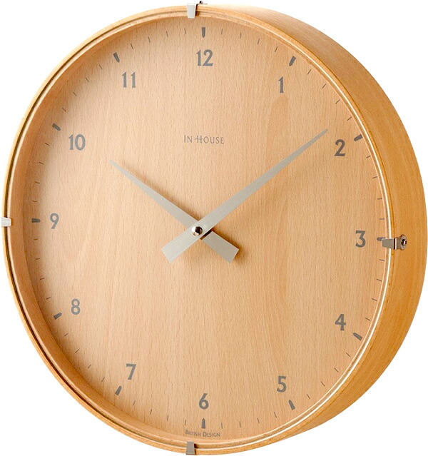楽天市場】イングランド製壁掛け時計 インハウスウォールクロックIN