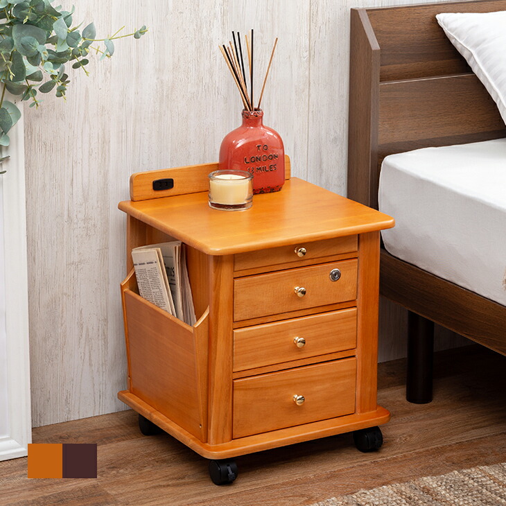 楽天市場】ナイトテーブル サイドテーブル ベッドサイドテーブル