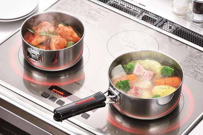 楽天市場】鍋 取っ手が取れる 着脱式 16cm 18cm 20cm セット IH対応