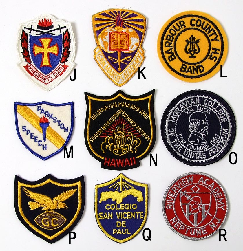 楽天市場】アメリカン ビンテージ スクールワッペン 新品 SC29- : L.A. BOY