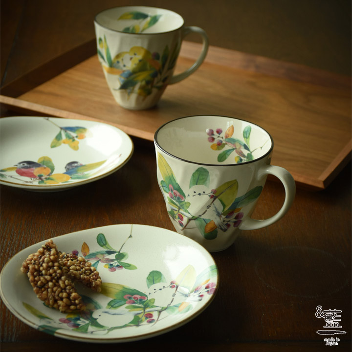 楽天市場】【結婚祝い プレゼント ギフト】&藍 百千鳥 5客銘々皿揃