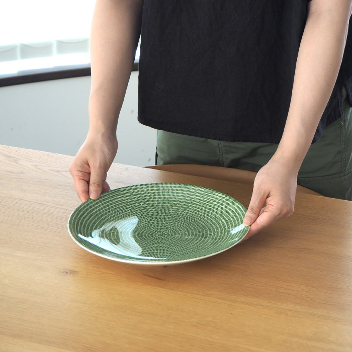 楽天市場】アラビア 24h アベック プレート 26cm グラスグリーン