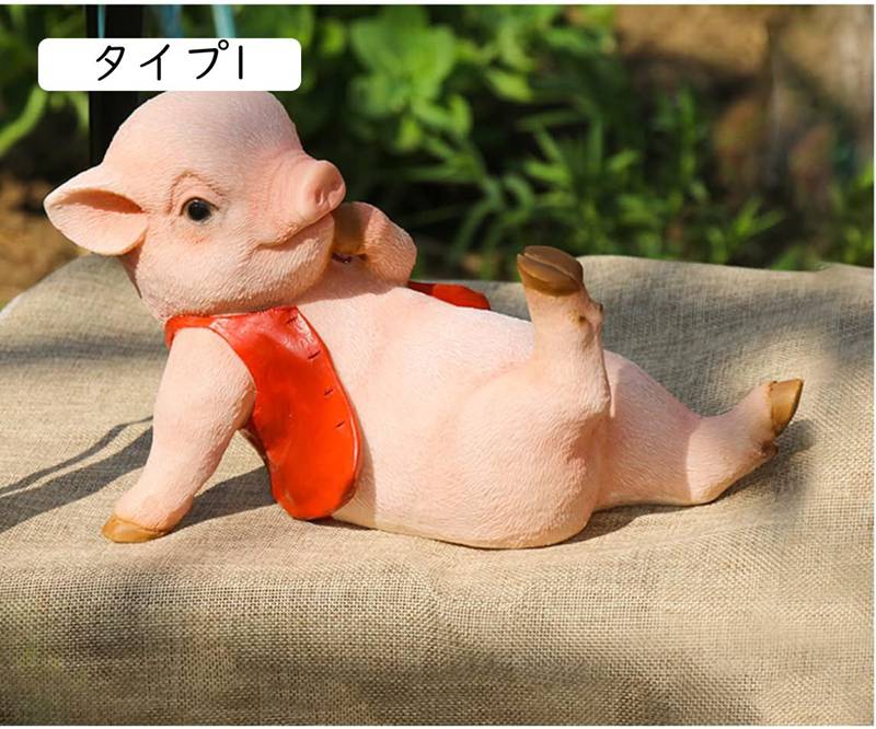 楽天市場】豚 オーナメント アニマル 盆栽 芝生 F オブジェ ガーデン