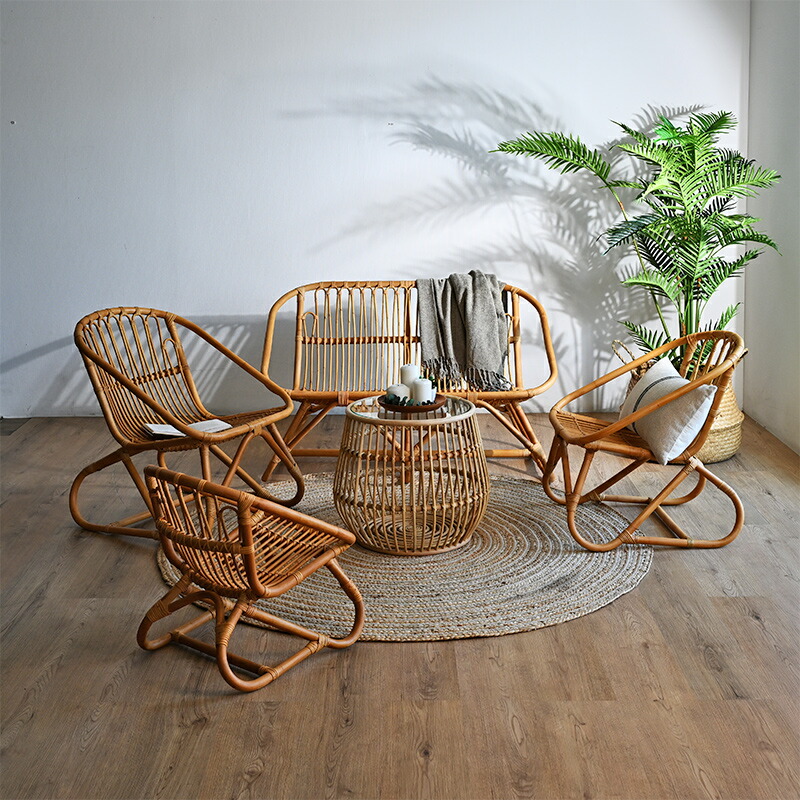 楽天市場】≪マラソンSALE≫19999→18999円!!ラタンチェア 2人掛け