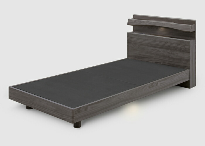 楽天市場】シングルベッド フレーム ローベッド 宮付き ベッドフレーム