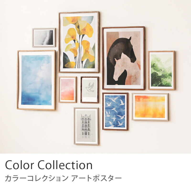 楽天市場】アートポスター Color Collection A4 アート ポスター 北欧