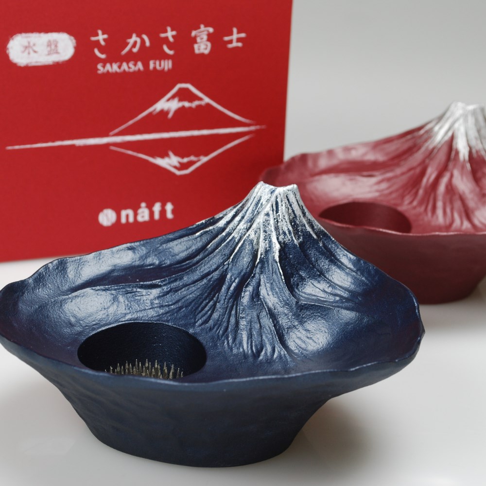 楽天市場】【メーカー直送品】陶器 花器 逆さ富士 富士山 さかさ富士