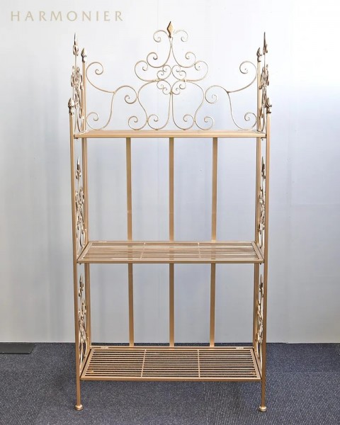 楽天市場】(SALE20%OFF) アイアンシェルフ ゴールド アイアンラック