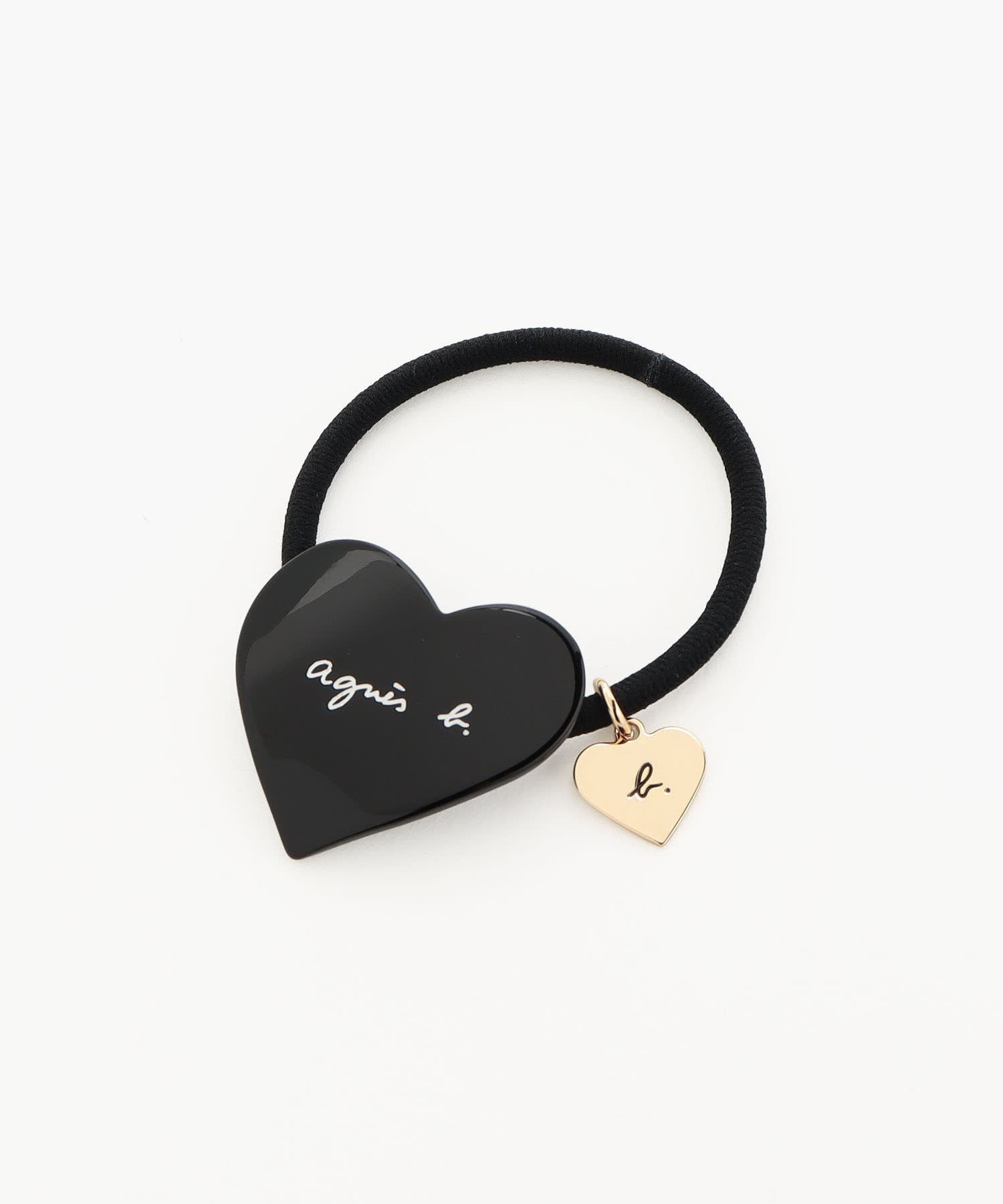 agnes b.｜WEB限定 ハートモチーフヘアゴム HA03-01 | Rakuten Fashion