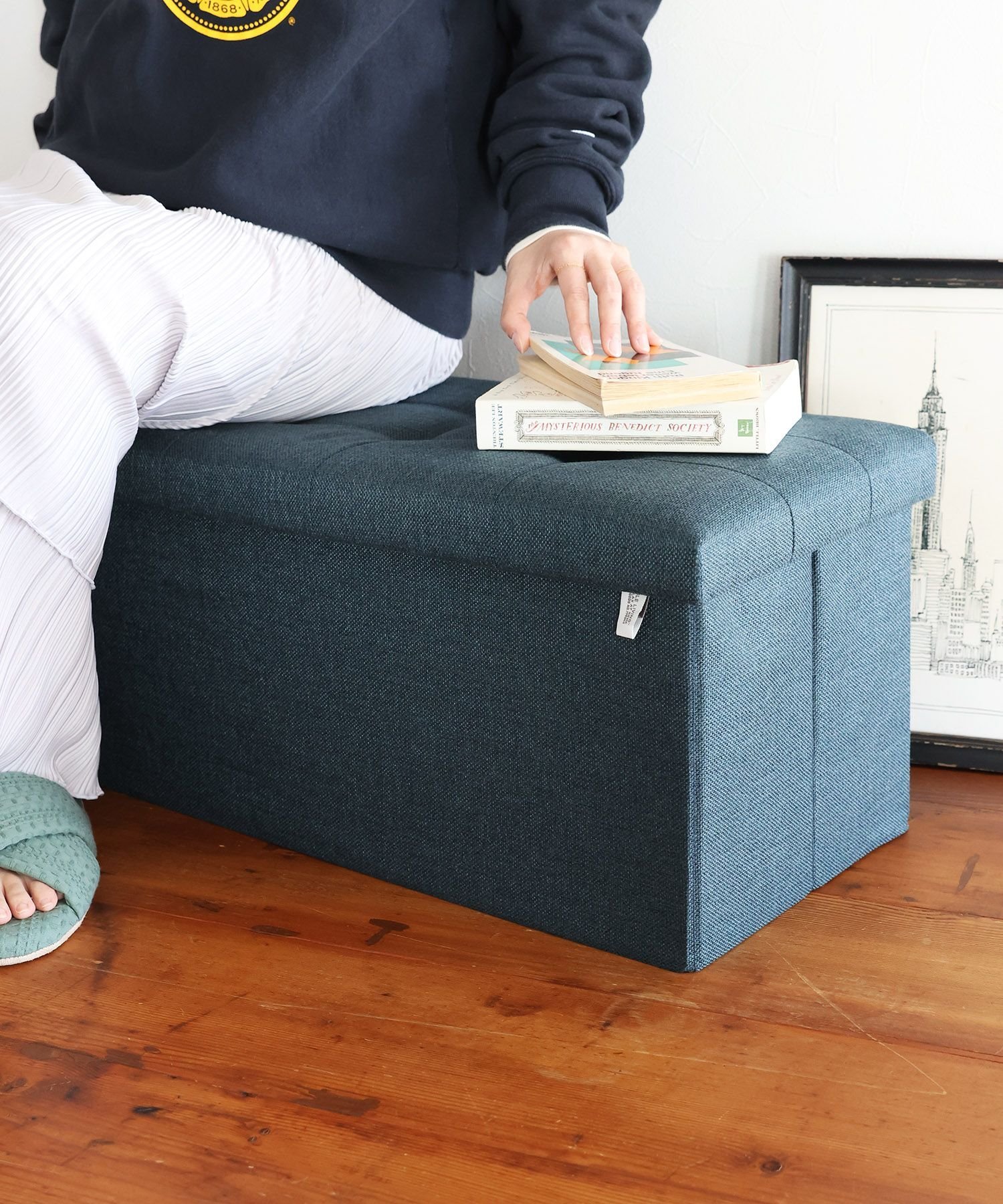 LAKOLE｜【収納力抜群・椅子にもなる】ストレージスツール[カラー