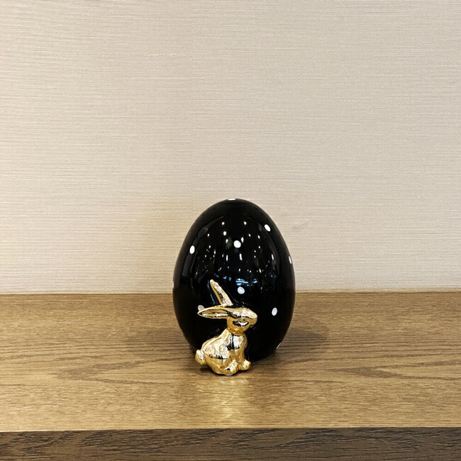 楽天市場】オブジェ イースター L 卵型 うさぎ たまご型 ウサギ