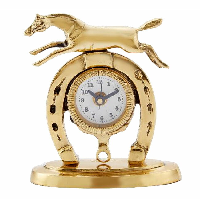 楽天市場】【送料無料】スペイン製 真鍮 アンティーク風 置時計 ウマ