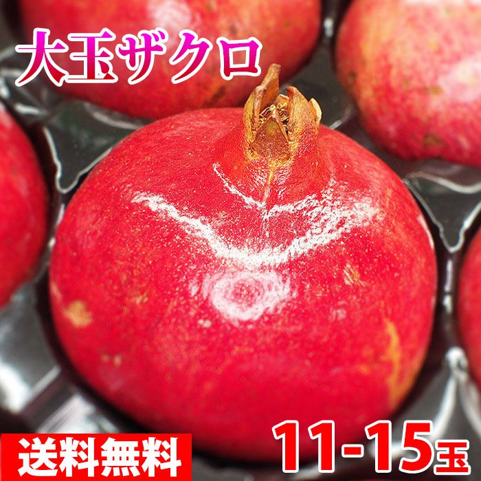 楽天市場】アメリカ産 大玉 ザクロ（ざくろ・柘榴） 11玉〜15玉入り