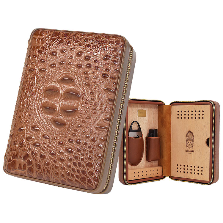 楽天市場】ポータブルシガーケース ヒュミドール クロコ 見開き 葉巻